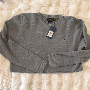 Polo by Ralph Lauren Men's Crewneck Sweater in Gray
